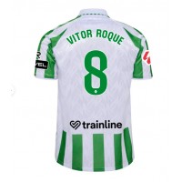 Maglia Calcio Real Betis Vitor Roque #8 Prima Divisa 2024-25 Manica Corta